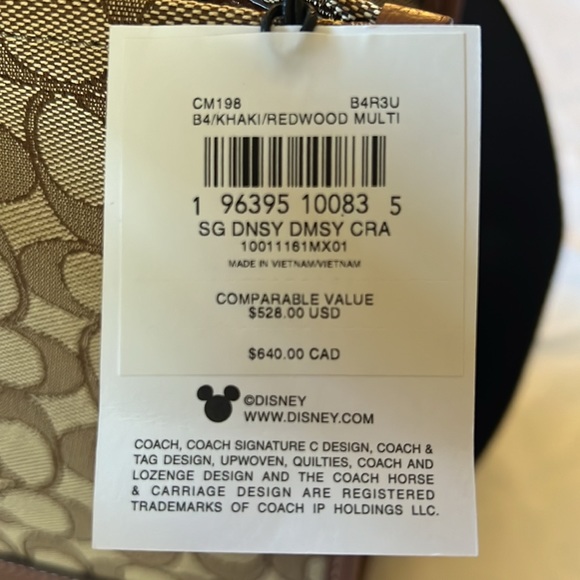 Disney & Coach Micky Mouse Bag - Picture 8 of 9